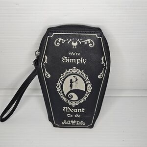 Nightmare Before Christmas Meant To Be Coffin Shaped Clutch Wallet